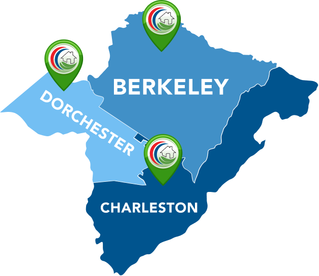 service area map of counties